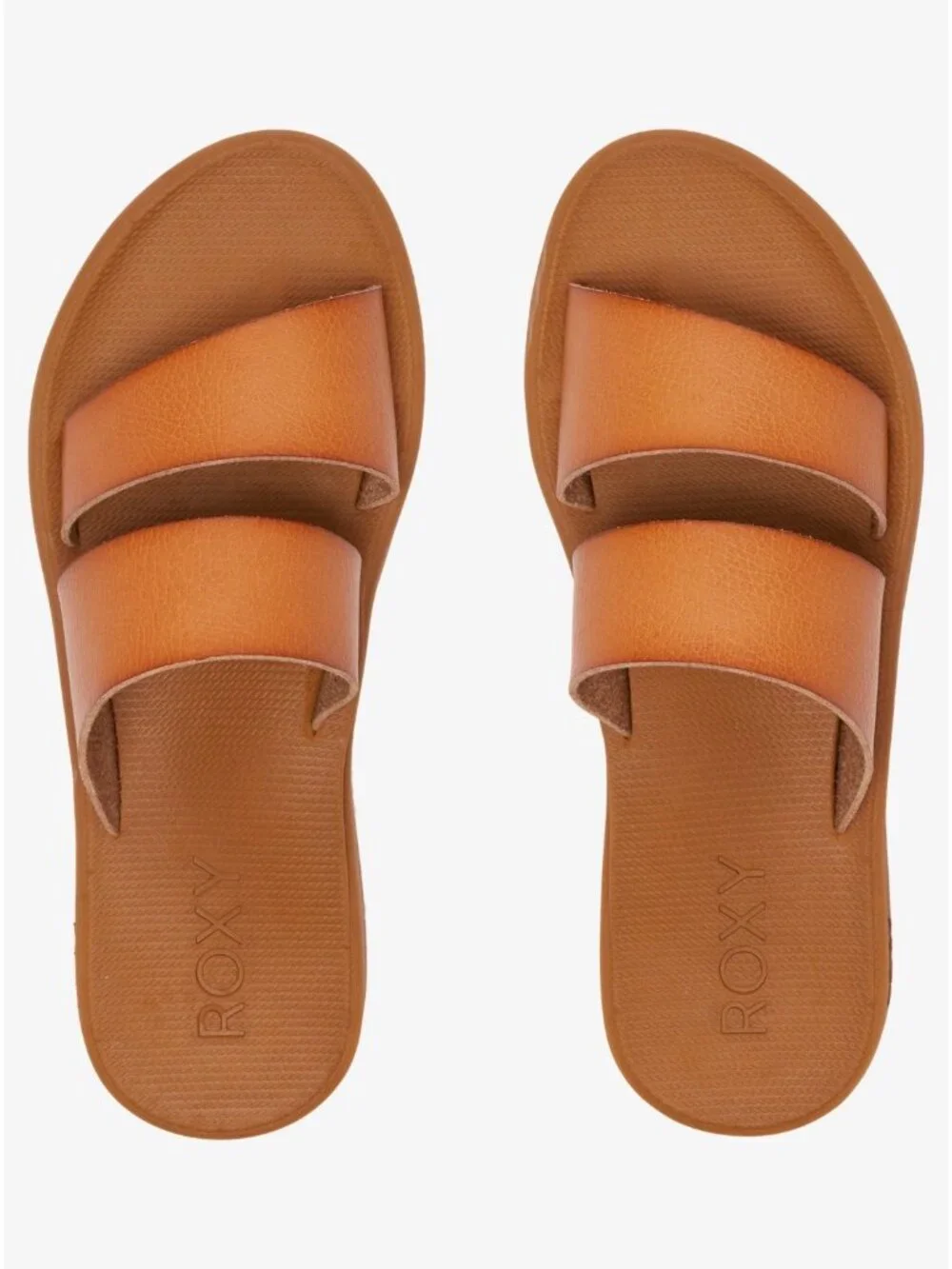 $46 ROXY Women’s Coastal Cool Slide Sandals In Tan Size 9